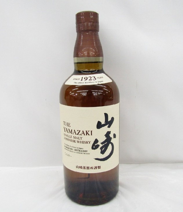 山崎 NV 買取 江坂 ｜SUNTORY サントリー 山崎 NV ノンヴィンテージ シングルモルト ウイスキー 700ml 43％を