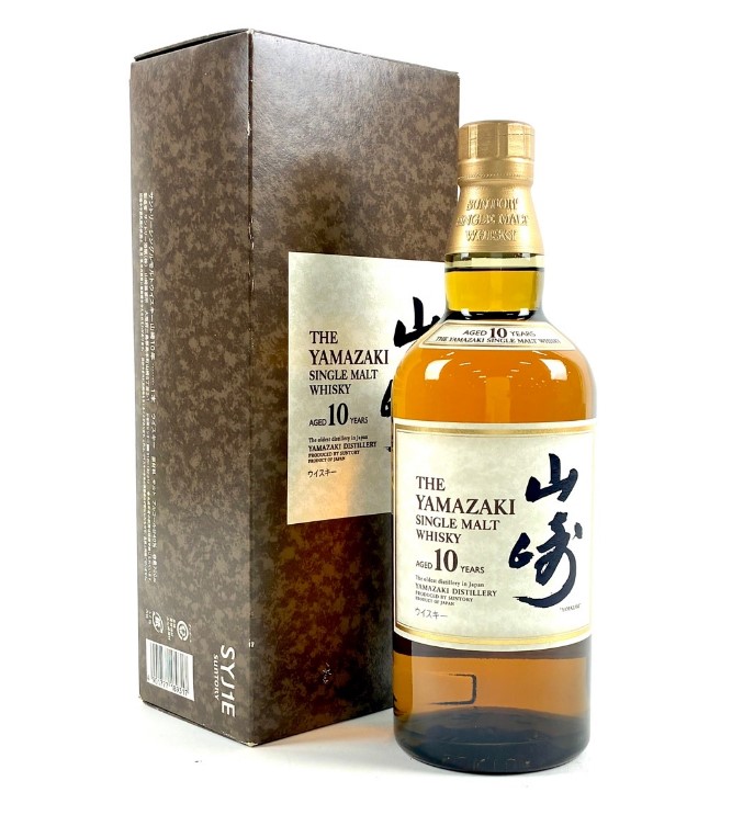 山崎10年 買取 成田 ｜サントリー SUNTORY 山崎 10年 シングルモルト ホワイトラベル 700ml 国産ウイスキーを