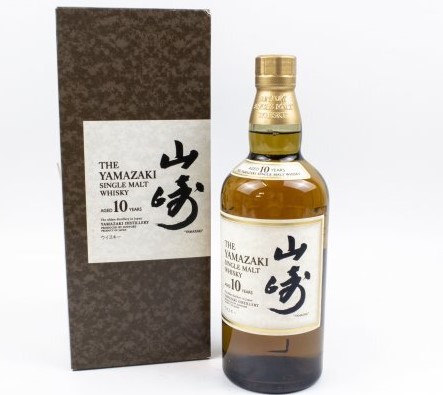 山崎10年 買取 東大阪布施 ｜SUNTORY サントリー ウイスキー 山崎 10年 シングルモルト ホワイトラベル 700ml 40% 箱付きを