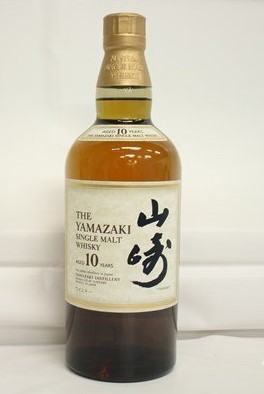 山崎10年 買取 神戸六甲道 ｜サントリー 山崎 10年 ホワイトラベル シングルモルト 700ml 40％を