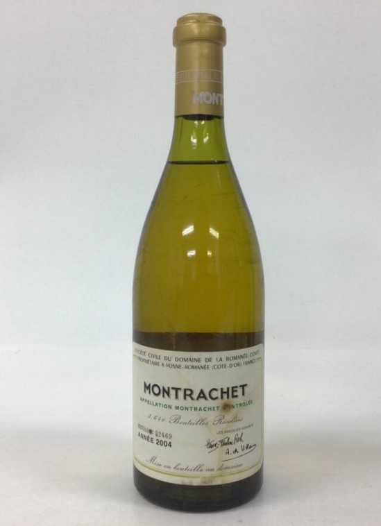 DRCモンラッシェ 買取 麻布 ｜ワイン DRC モンラッシェ 2004 750mlを