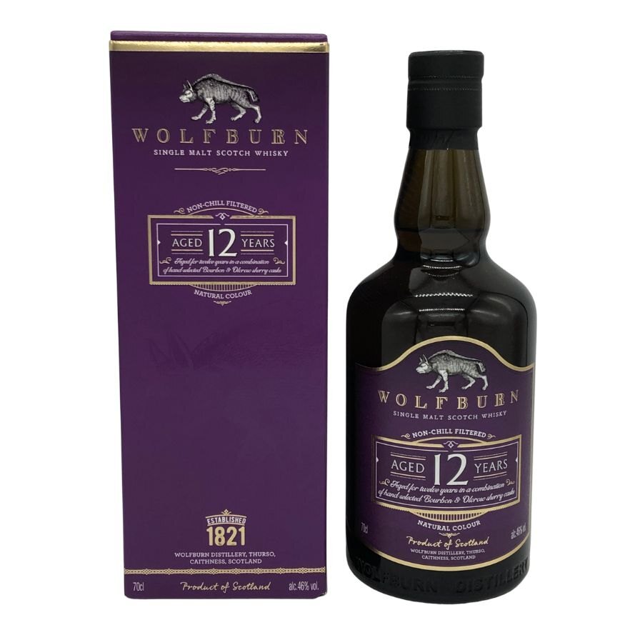 ウルフバーン 12年 シングルモルト 700ml 46% WOLFBURN