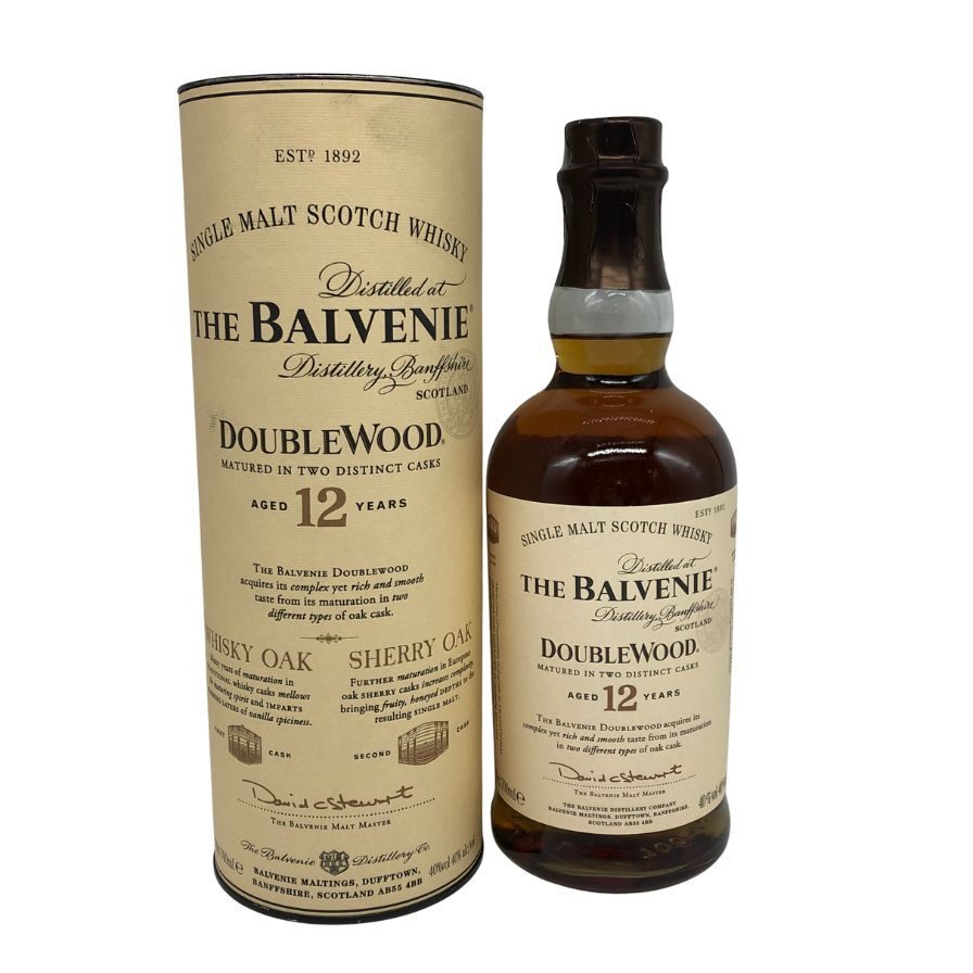 バルヴェニー12年 ダブルウッド 700ml 40% The Balvenie Double Wood