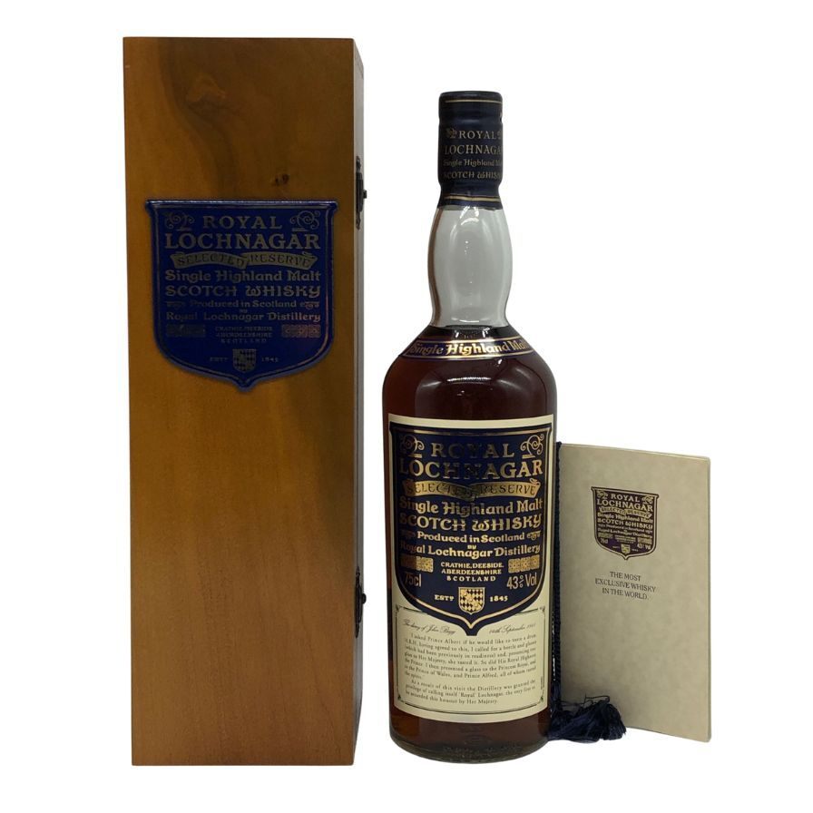 ロイヤルロッホナガー セレクテッドリザーブ 旧ボトル750ml 43% ROYAL LOCHNAGAR SELECTED RESERVE