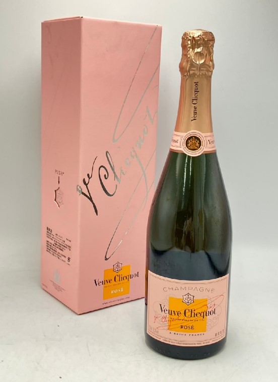 ヴーヴクリコ ロゼ 買取 千葉県 ｜Veuve Clicquot Ponsardin ヴーヴクリコ ロゼ 箱有 750ml 12.55 1592gを