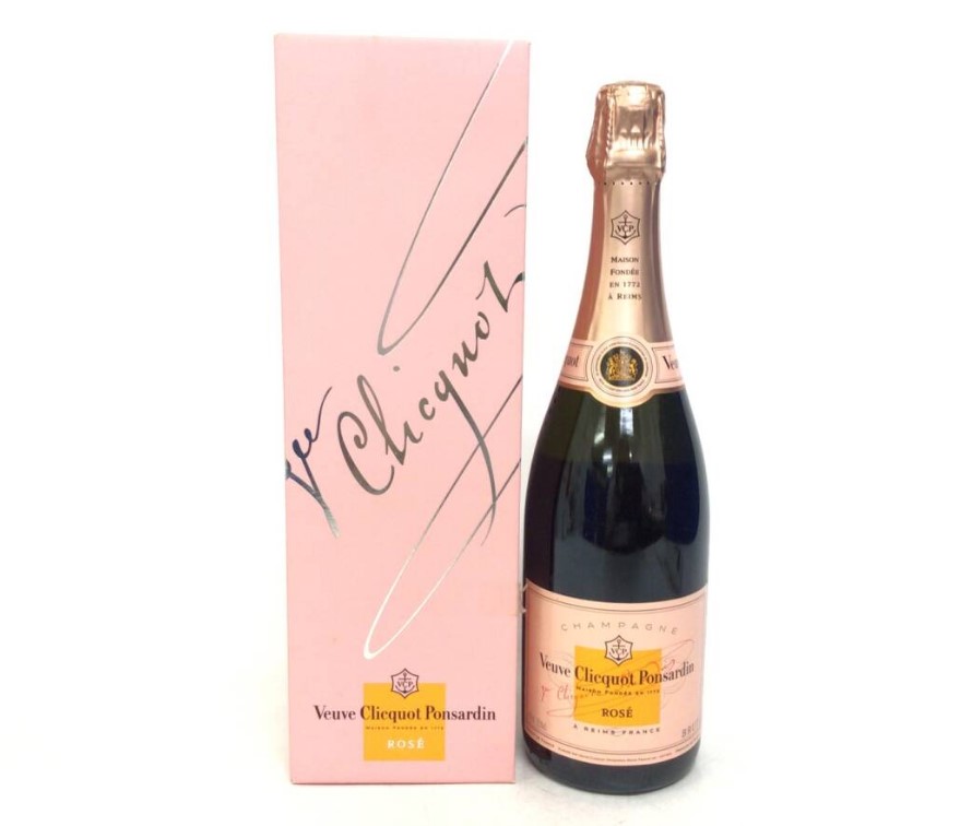 ヴーヴクリコ ロゼ 買取 福井県 ｜シャンパン ヴーヴクリコ ロゼ 750ml 12.5% 箱を