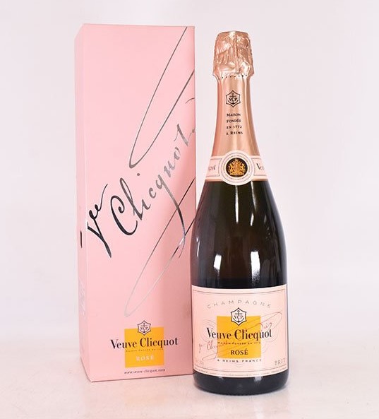 ヴーヴクリコ ロゼ 買取 茨城県 ｜シャンパン ヴーヴ クリコ ローズラベル ロゼ 旧ラベル MHD輸入品 箱付 750ml 12.5%を