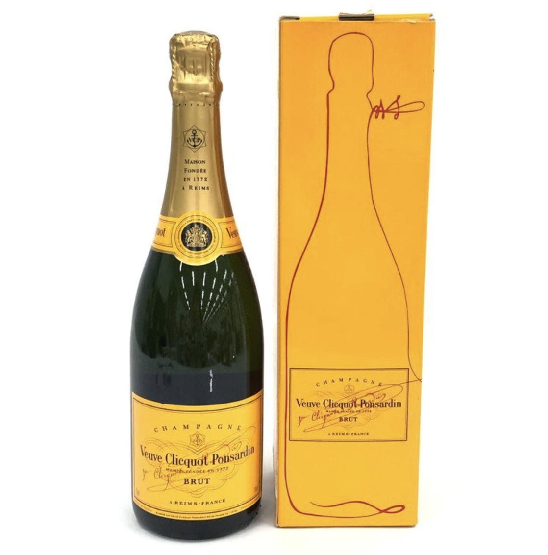 ヴーヴクリコ イエロー 買取 和歌山県 ｜シャンパン [ヴーヴクリコ イエロー]をお酒