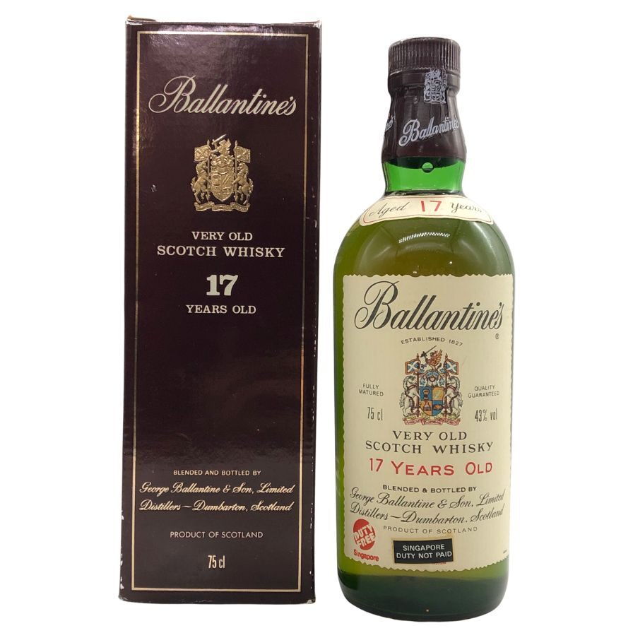 バランタイン 17年 ベリーオールド 青青紋章 750ml 43% Ballantine's