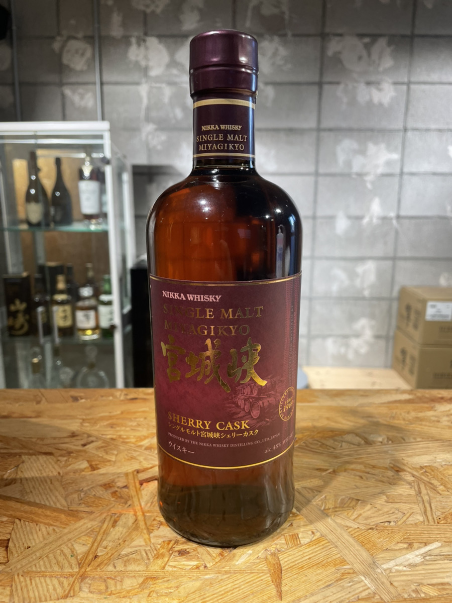 ニッカ シングルモルト 宮城峡 シェリーカスク 700ml 48% NIKKA
