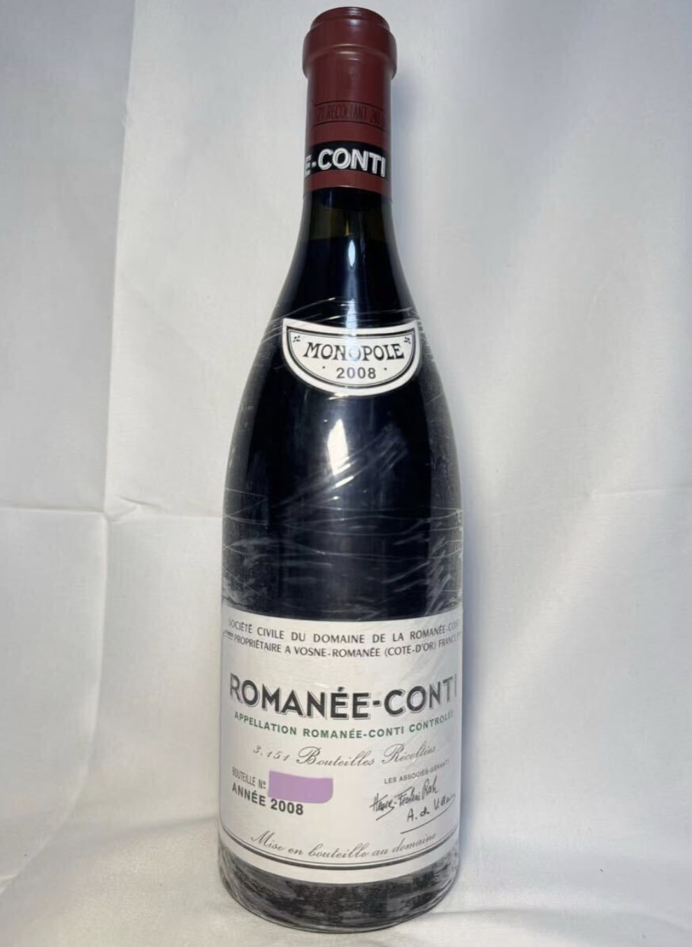 DRCロマネコンティ 買取 福井県 ｜ワイン [DRCロマネコンティ]をお酒