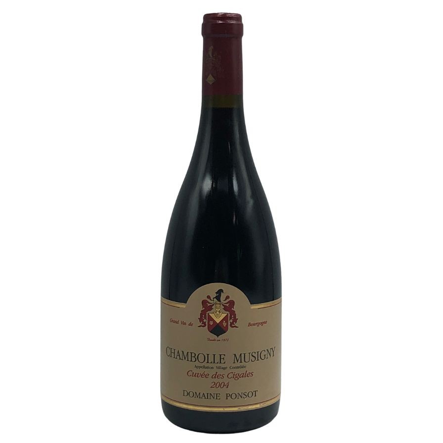 ドメーヌ ポンソ シャンボール ミュジニー キュヴェ デ シガル 2004 750ml 13.3% DOMAINE PONSOT