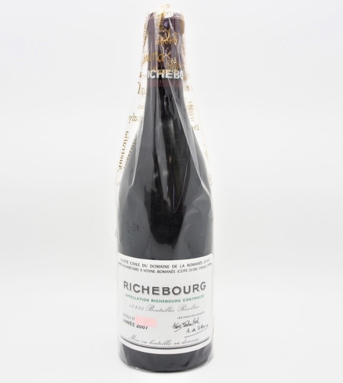 DRCリシュブール 買取 奈良県 ｜ワイン DRC リシュブール RICHEBOURG 2007を