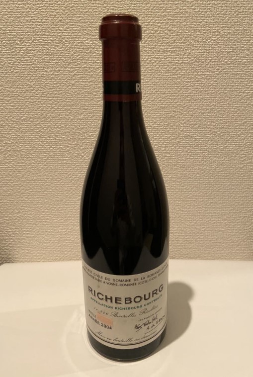 DRCリシュブール 買取 山口県 ｜ワイン DRC リシュブール 2004 赤ワイン 750mlを