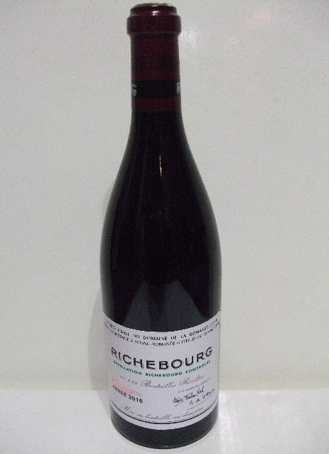 DRCリシュブール 買取 徳島県 ｜ワイン DRC リシュブール ドメーヌ ド ラ ロマネ コンティ 2016を