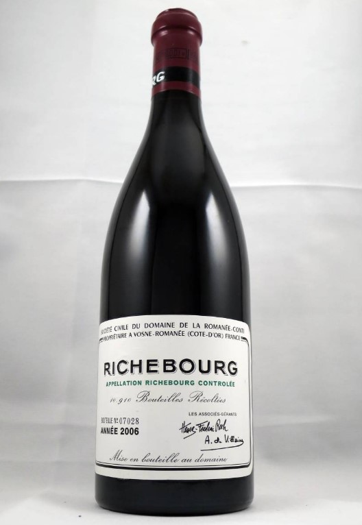 DRCリシュブール 買取 佐賀県 ｜ワイン DRC リシュブール 2006年 750ml 赤￼を