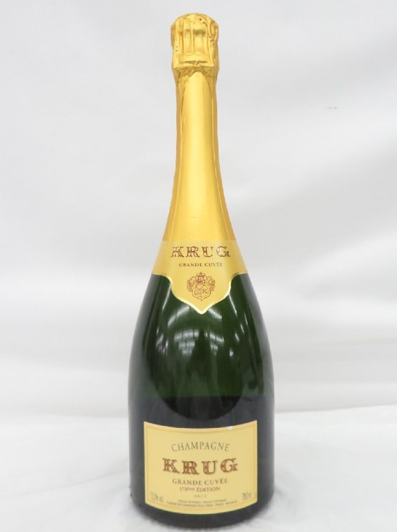 クリュッグ グランキュヴェ 買取 茨城県 ｜シャンパン [KRUG GRANDE CUVEE 750ml 12.5%]をお酒
