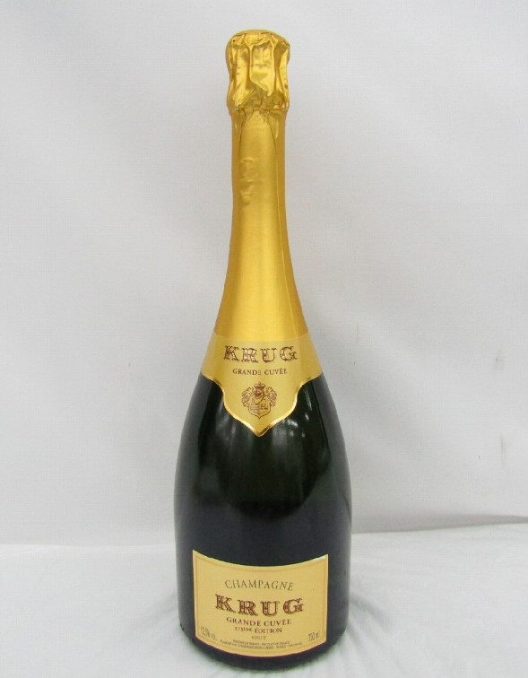 クリュッグ グランキュヴェ 買取 山梨県 ｜シャンパン [KRUG GRANDE CUVEE ブリュット 750ml 12.5%]をお酒