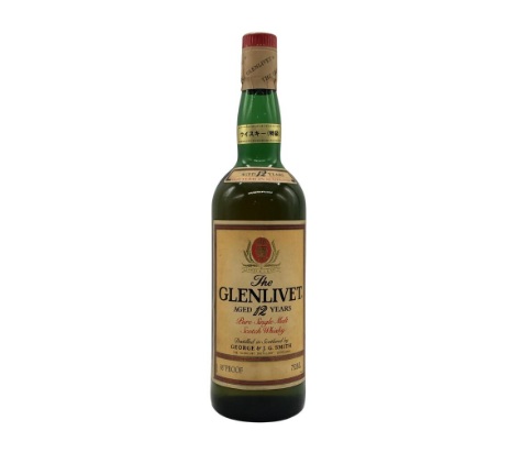 グレンリベット 12年 特級 アンブレンデッド 赤アザミ 旧ボトル 750ml 43% GLENLIVET