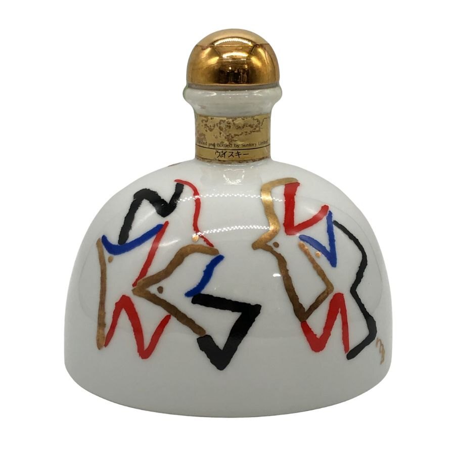 サントリー 創業90周年記念 平成元年 佐治敬三 有田焼 對山窯 陶器ボトル 720ml 43% SUNTORY