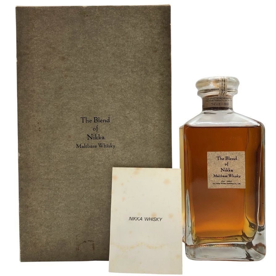 ニッカ ザ ブレンド オブ ニッカ モルトベース 660ml 45% NIKKA The Blend of Nikka Maltbase Whisky