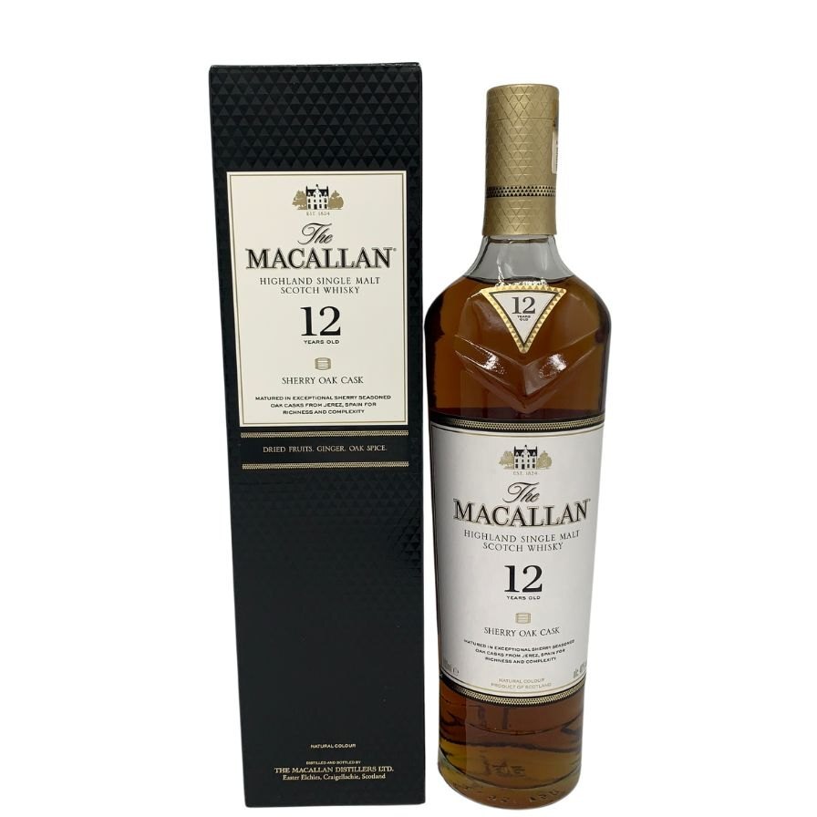 ザ マッカラン 12年 シェリーオークカスク 700ml 40% The MACALLAN 箱付