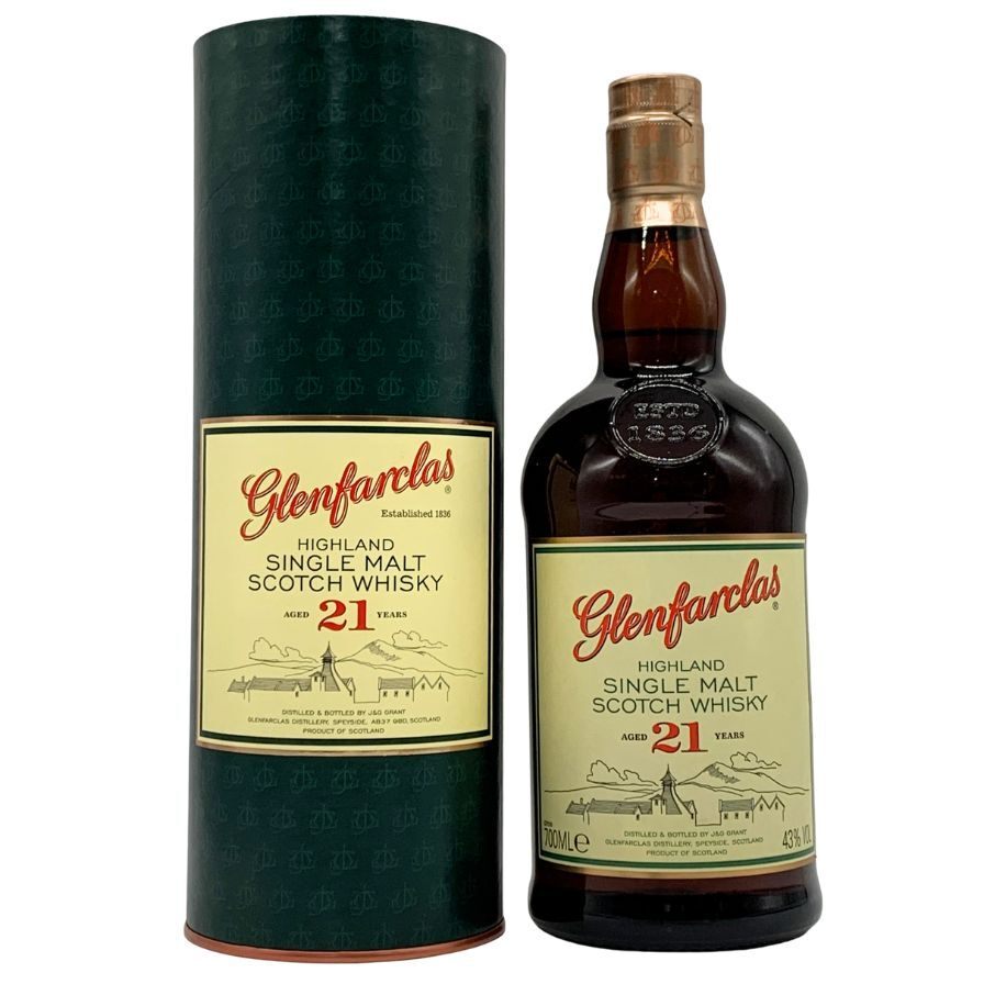 グレンファークラス 21年 ハイランドシングルモルトスコッチウイスキー 700ml 43% Glenfarclas