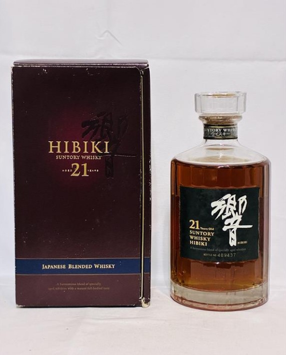 響21年 買取 和歌山県 ｜ウイスキー [SUNTORY HIBIKI AGED 21 YEARS 43% 700ml]をお酒