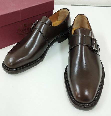 スコッチ グレイン 渋谷 ｜紳士靴[SCOTCH GRAIN ダークブラウン シングルモンク]を革靴