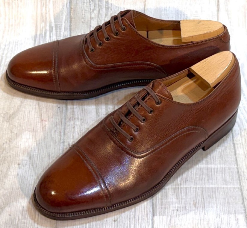 フェラガモ ストレート チップ ｜紳士靴[フェラガモ キャップトゥ ストレートチップ]を革靴