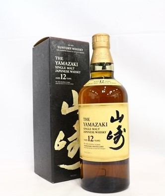 山崎12年 買取 広島県 ｜ウイスキー [サントリー 山崎 12年 シングルモルト 700ml 43％ 箱付き]をお酒
