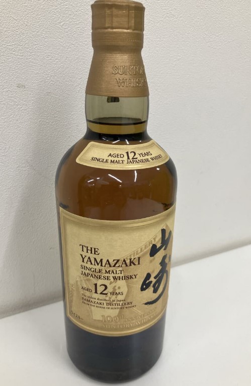 山崎12年 買取 佐賀県 ｜ウイスキー [SUNTORY 山崎 12年 100周年記念蒸溜所ラベル 700ml 43%]をお酒