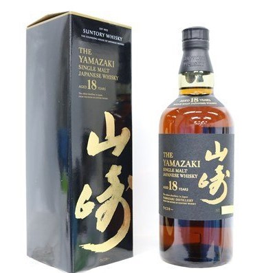 山崎18年 買取 東京都 ｜ウイスキー [サントリー 山崎 18年 シングルモルト 700ml 43％]をお酒