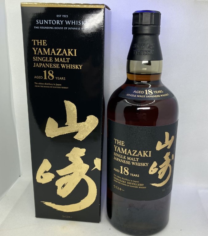 山崎18年 買取 徳島県 ｜ウイスキー [SUNTORY 山崎18年 シングルモルト]をお酒
