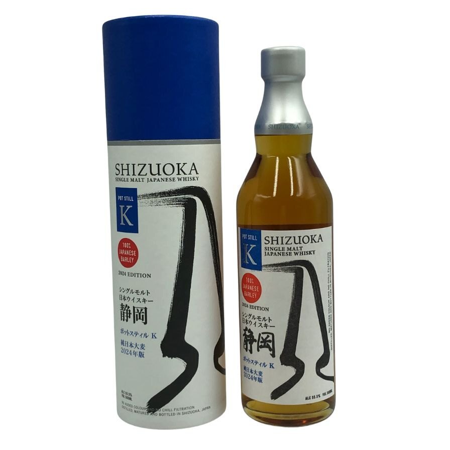 ガイアフロー 静岡 ポットスティル K 純日本大麦 2024年版 500ml 55.5% GAIAFLOW SHIZUOKA POT STILL K