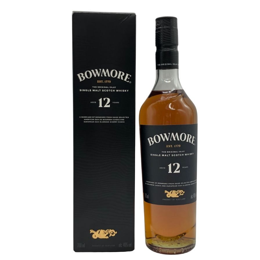 ボウモア 12年 ブラックラベル 700ml 40% BOWMORE