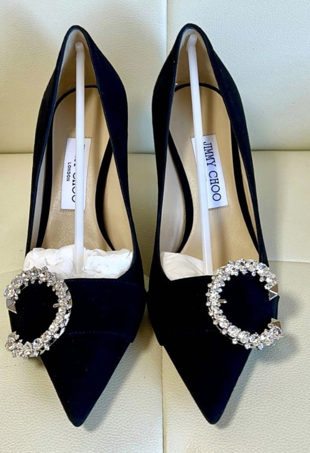 ジミー チュウ グリッター パンプス ｜その他[ジミーチュウ ポインテッドトゥ パンプス]を革靴