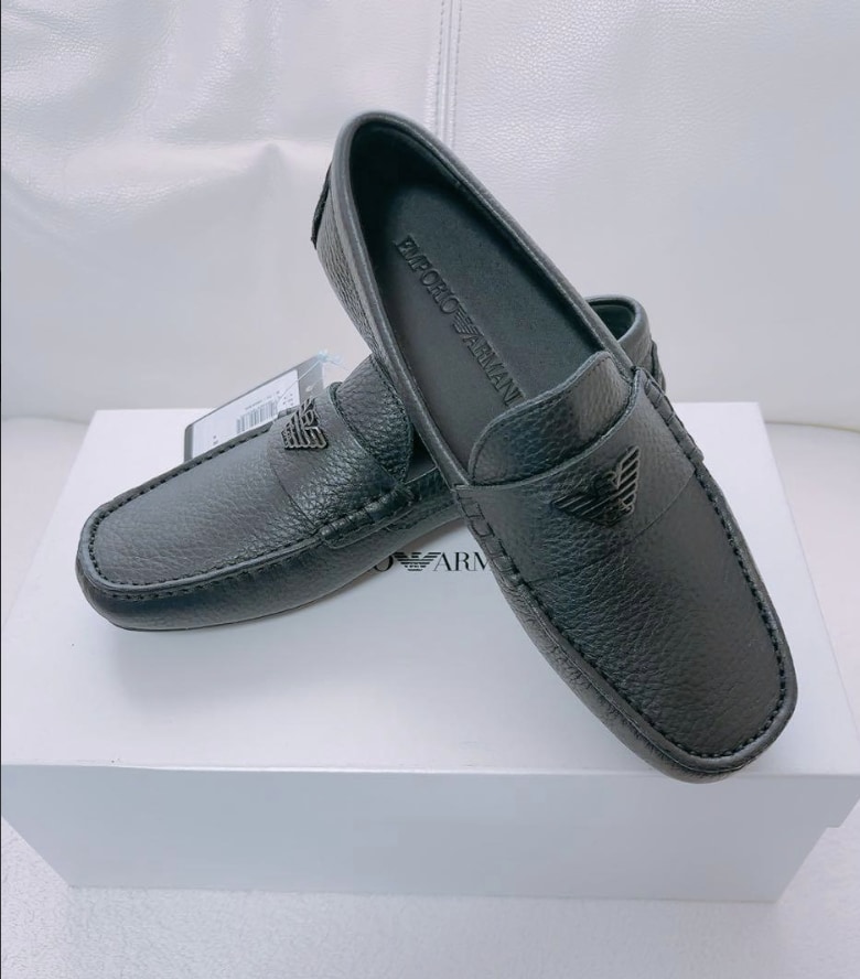 アルマーニマーク ｜その他[エンポリオアルマーニ スリッポン]を革靴