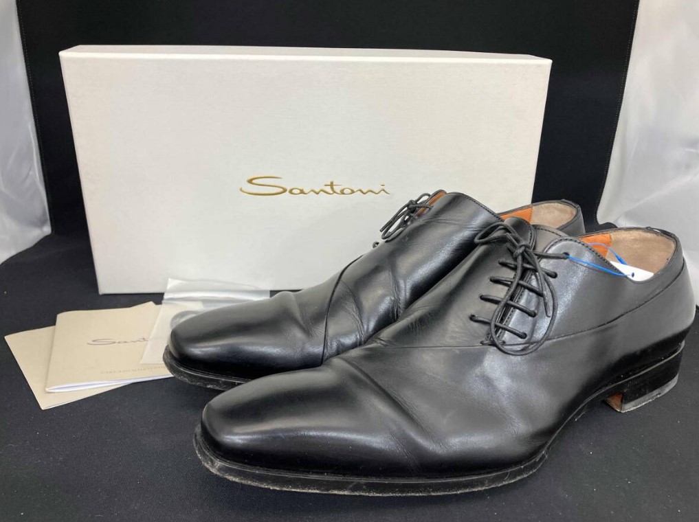 サイドレース 革靴 ｜革靴買取で紳士靴[SANTONI サイドレースシューズ]を買取しました。