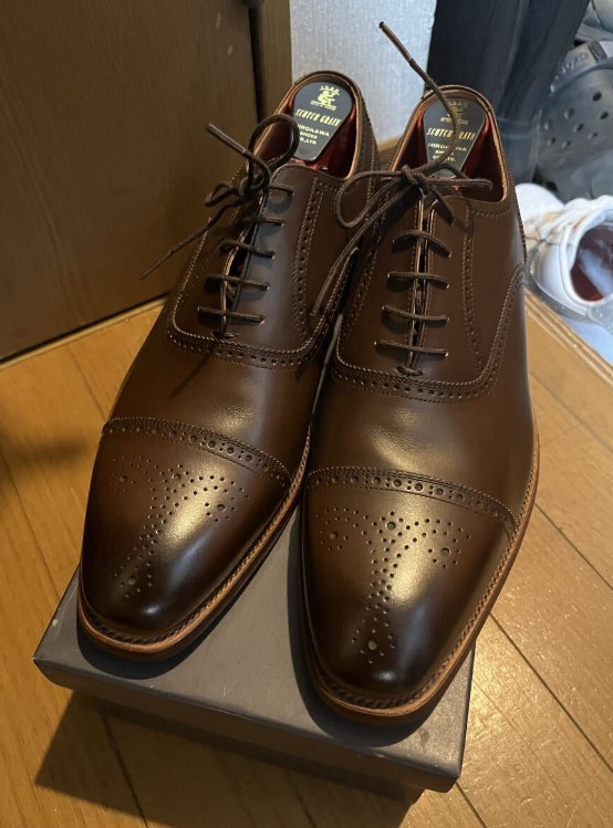 スコッチグレイン ブラウン ｜革靴買取で紳士靴[スコッチグレイン Vegano]を買取しました。