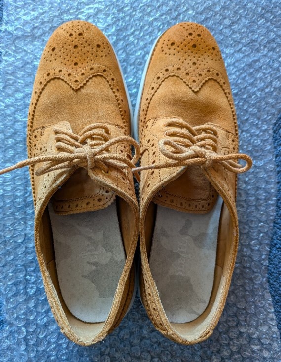 コール ハーン ルナ グランド ウィング チップ ｜革靴買取で紳士靴[Cole Haan ウィングチップ ルナグランド キャメル]を買取しました。