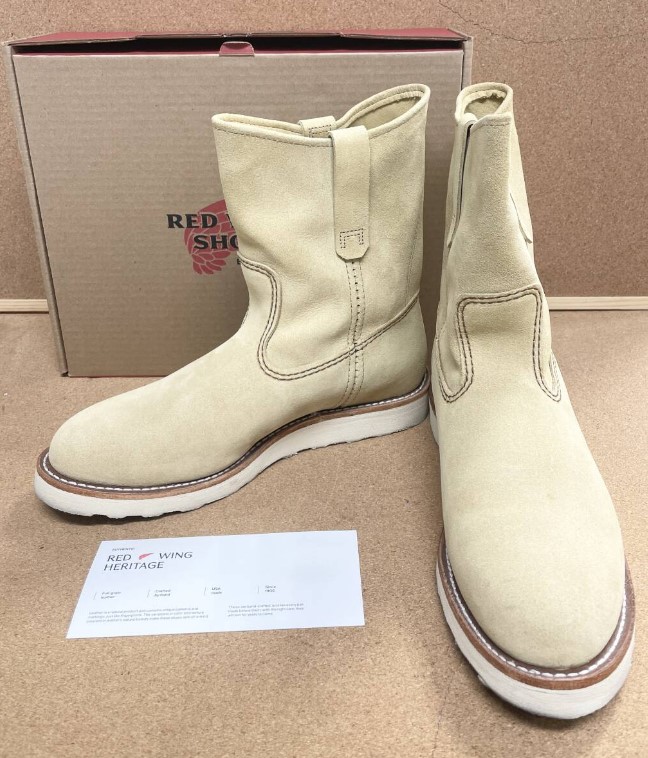 ペコス スエード ｜革靴買取でブーツ[RED WING ペコスブーツ]を買取しました。
