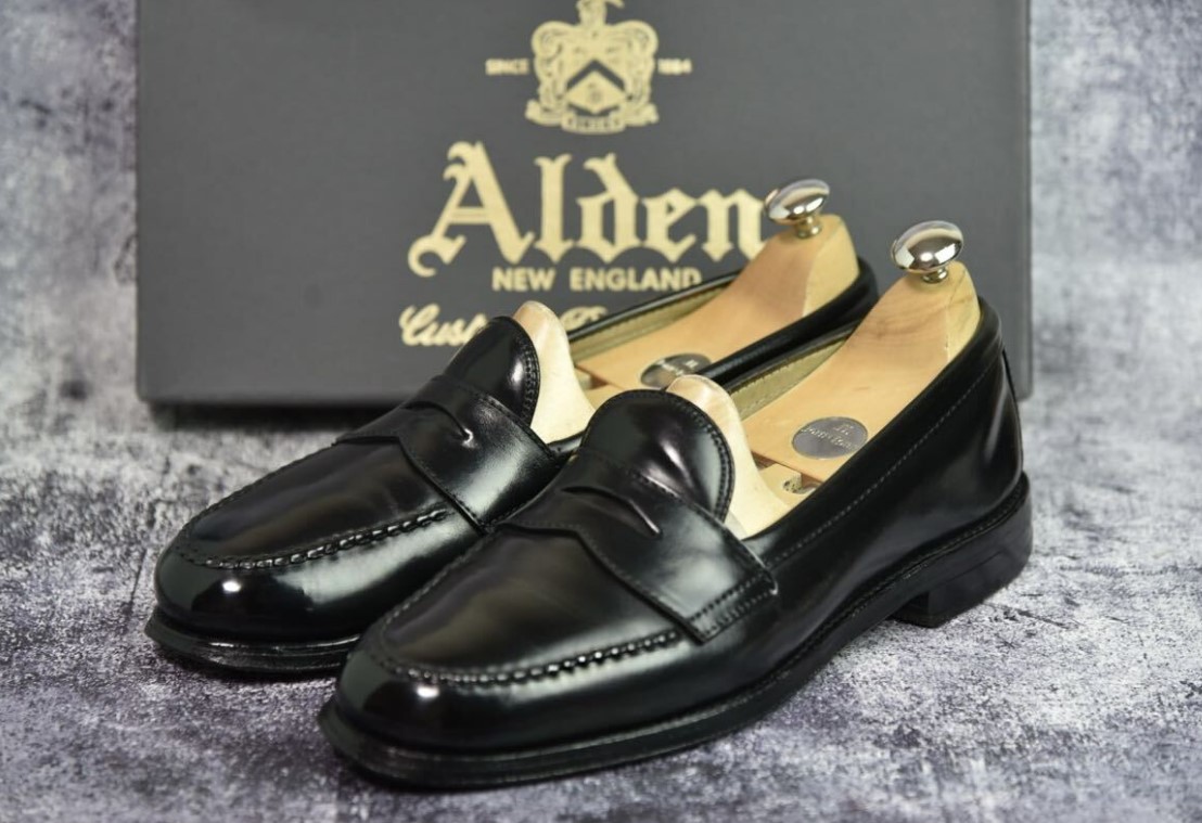 オールデン 975 ｜革靴買取で紳士靴[Alden ペニーローファー]を買取しました。