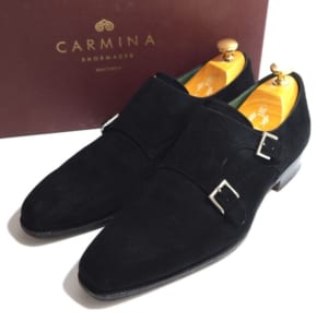 カルミナ ダブルモンク ｜革靴買取で紳士靴[CARMINA ダブルモンクストラップスエードシューズ]を買取しました。