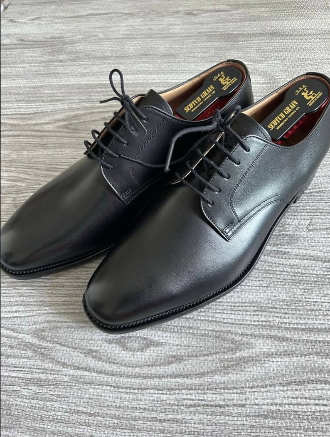 スコッチ グレイン プレーン トゥ ｜紳士靴[スコッチグレイン プレーントゥ]を革靴