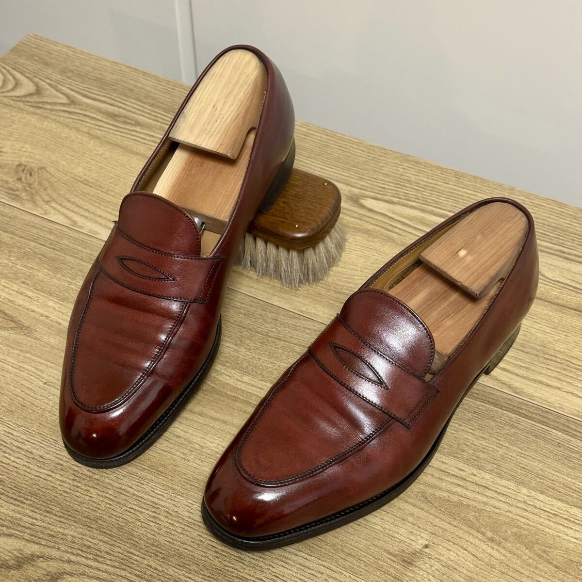 ローファー 正面 ｜革靴買取で紳士靴[EDWARD GREEN TOWNSEND]を買取しました。