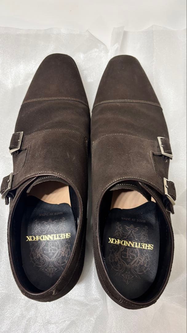 シェットランド フォックス ダブル モンク ｜革靴買取で紳士靴[SHETLANDFOX ダブルモンクストラップ]を買取しました。