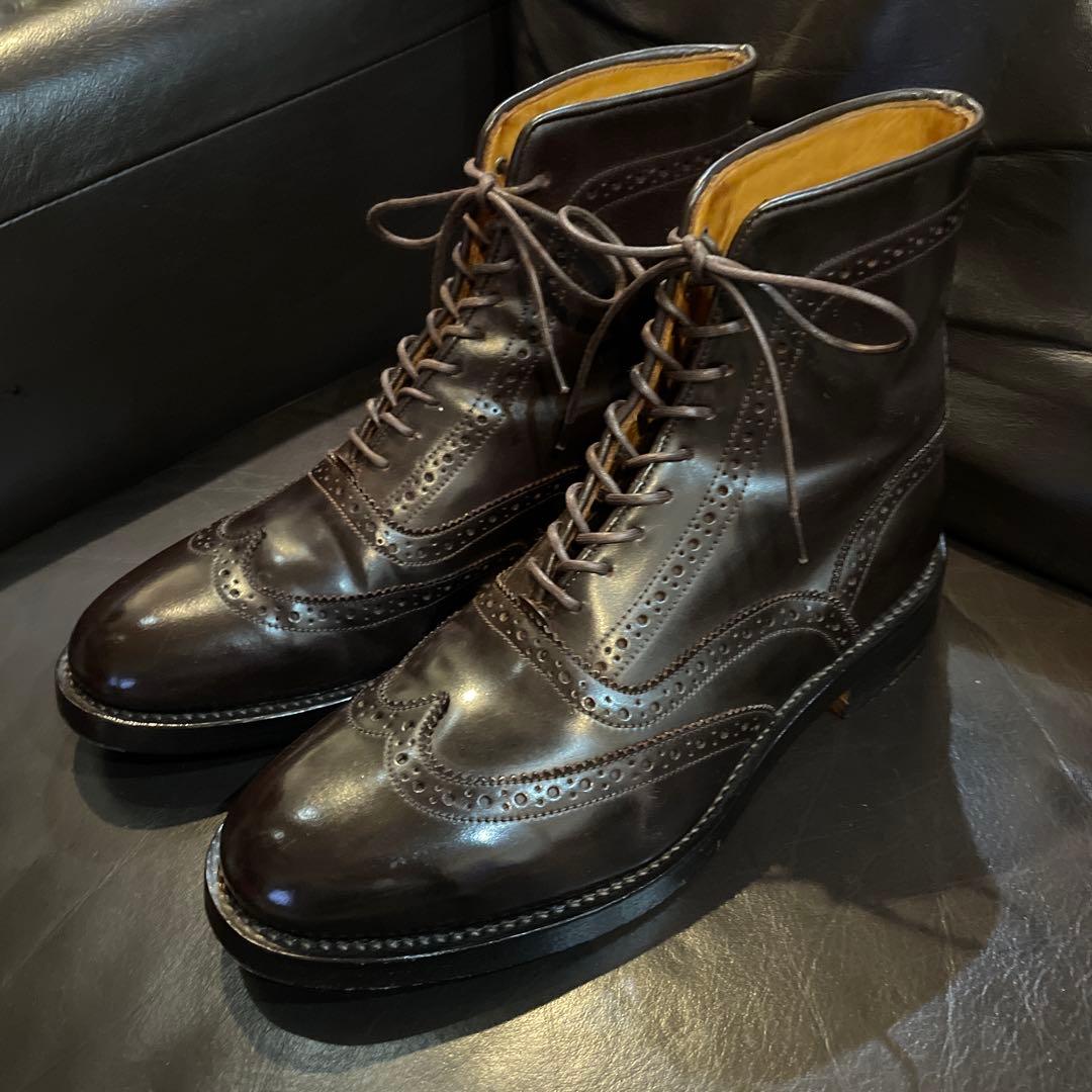 トリッカーズ コードバン ｜革靴買取でブーツ[Tricker's レースアップブーツ]を買取しました。