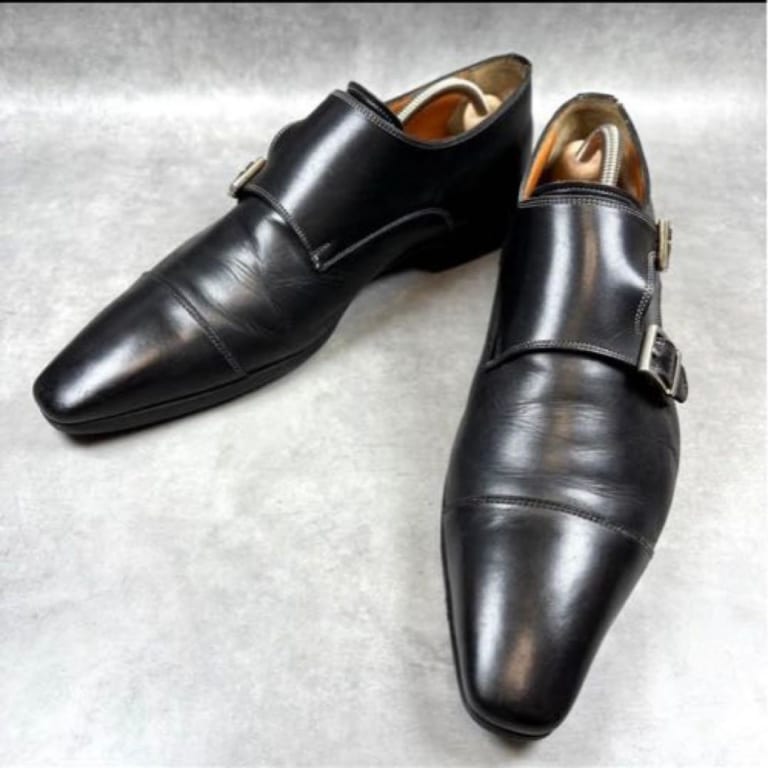 サントーニ ダブルモンク ｜革靴買取で紳士靴[Santoni ストラップシューズ]を買取しました。