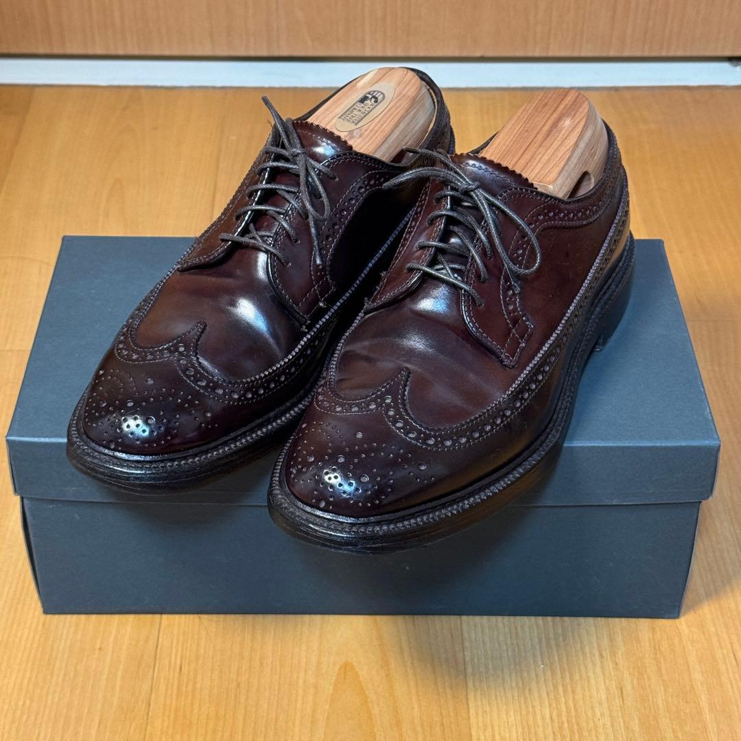 オールデン バーガンディ ｜紳士靴[Alden 975 コードバン バーガンディ 6D]を革靴